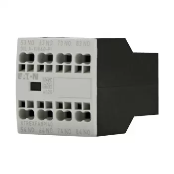 Eaton DILA-XHI40-PI bloque de contactos auxiliares, 4 contactos NA, montaje frontal, bornes push-in 199317