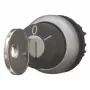 Eaton M22-WRS-MS10 selector con llave, 2 posiciones, negro/titán, 22,5 mm 111775