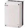 Eaton CI-K4-125 caja vacía para placa de montaje, 160 x 240 x 125 mm, gris claro (RAL 7035) / negro (RAL 9005) 206897