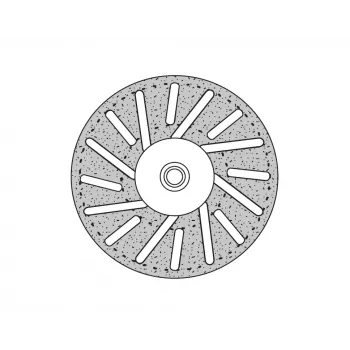 Donau Elektronik 1646 disco de corte diamantado 22 mm para metal, vidrio, epoxi, 1 ud.