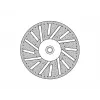 Donau Elektronik 1646 disco de corte diamantado 22 mm para metal, vidrio, epoxi, 1 ud.