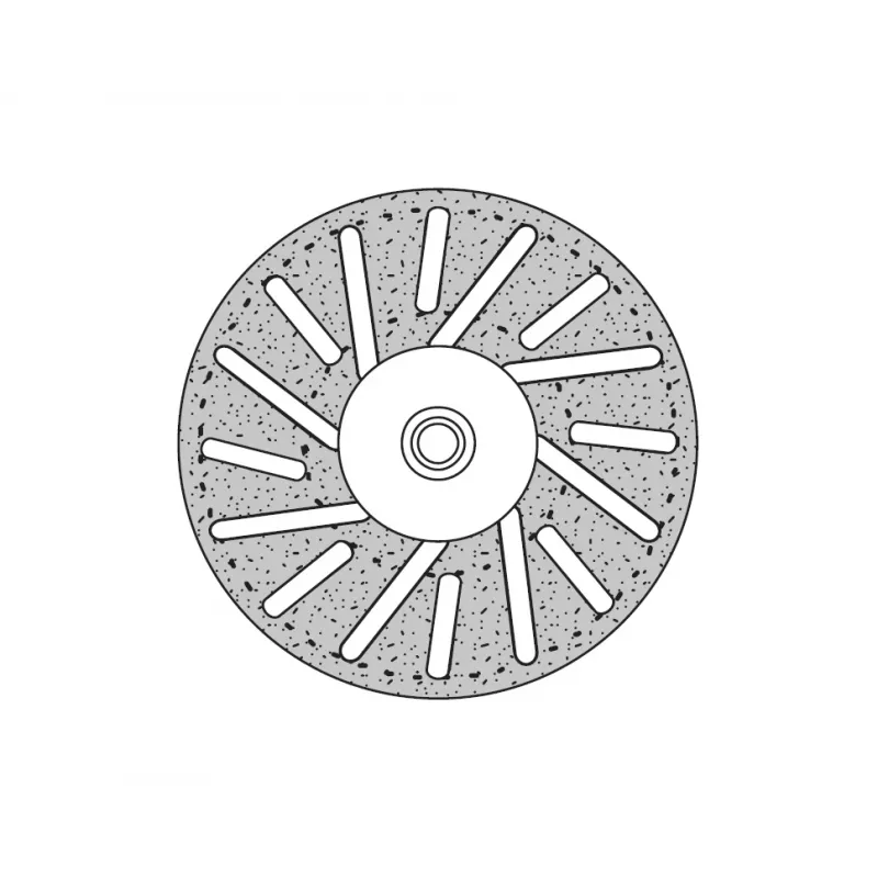 Donau Elektronik 1646 disco de corte diamantado 22 mm para metal, vidrio, epoxi, 1 ud.