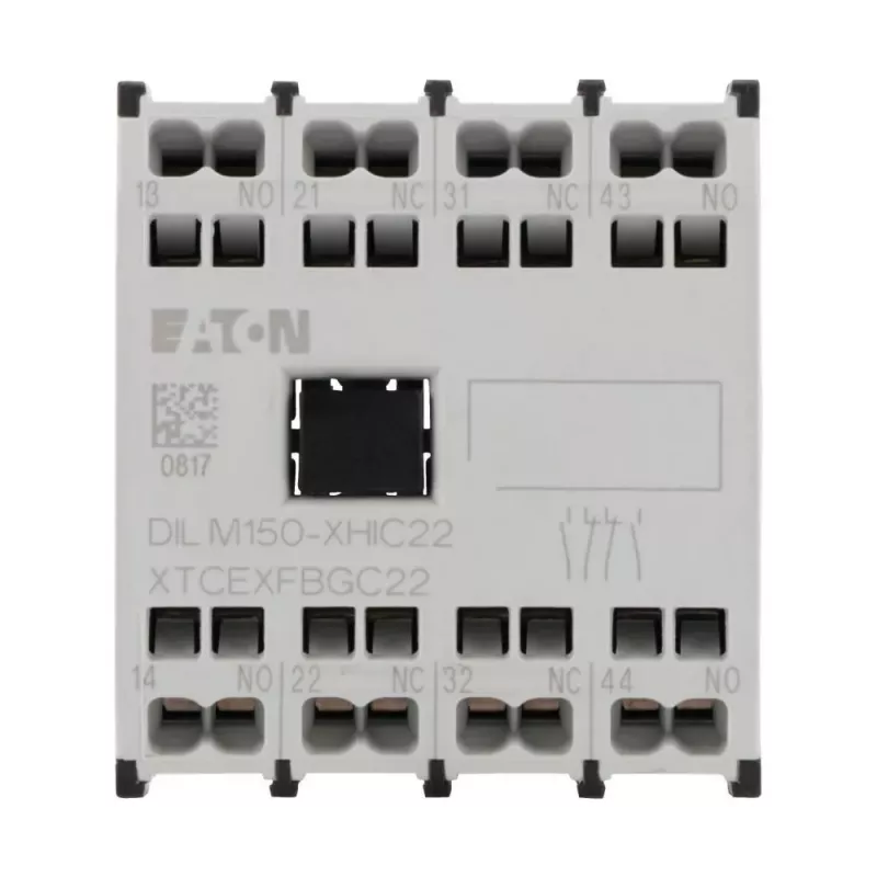 Eaton bloque de contactos auxiliares 4 polos 2NO+2NC montaje superior para DILM40-DILM150, bornes de tornillo 278046