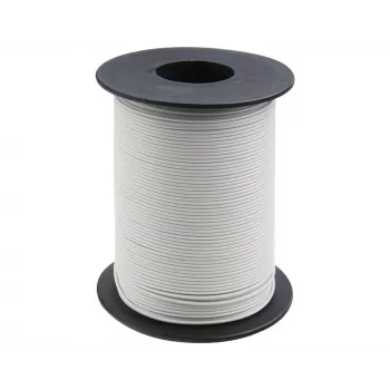 Donau Elektronik 105-5-100 cable de conexión 1 x 0,20 mm² blanco 100 m