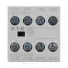 Eaton DILA-XHI04 bloque de contactos auxiliares, 4 polos, 2NO+2NC, montaje frontal, bornes de tornillo, negro/blanco 276424