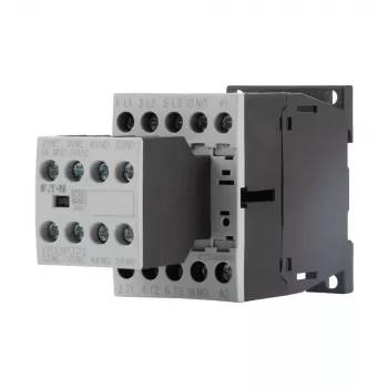 Eaton DILM9-32 contactor de potencia, 3 polos, 9 A, bobina 230 V AC, 1 contacto auxiliar NA, IP20 276795