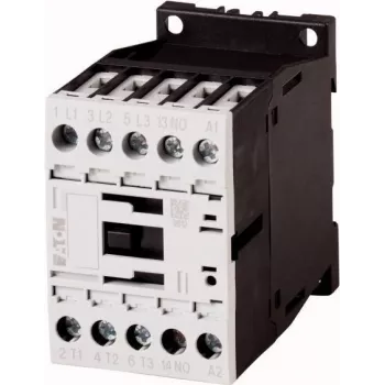 Eaton DILM12-10 24V 50Hz contactor de potencia de 3 polos, 12 A, 5,5 kW, 1 contacto auxiliar NA, IP20 276817