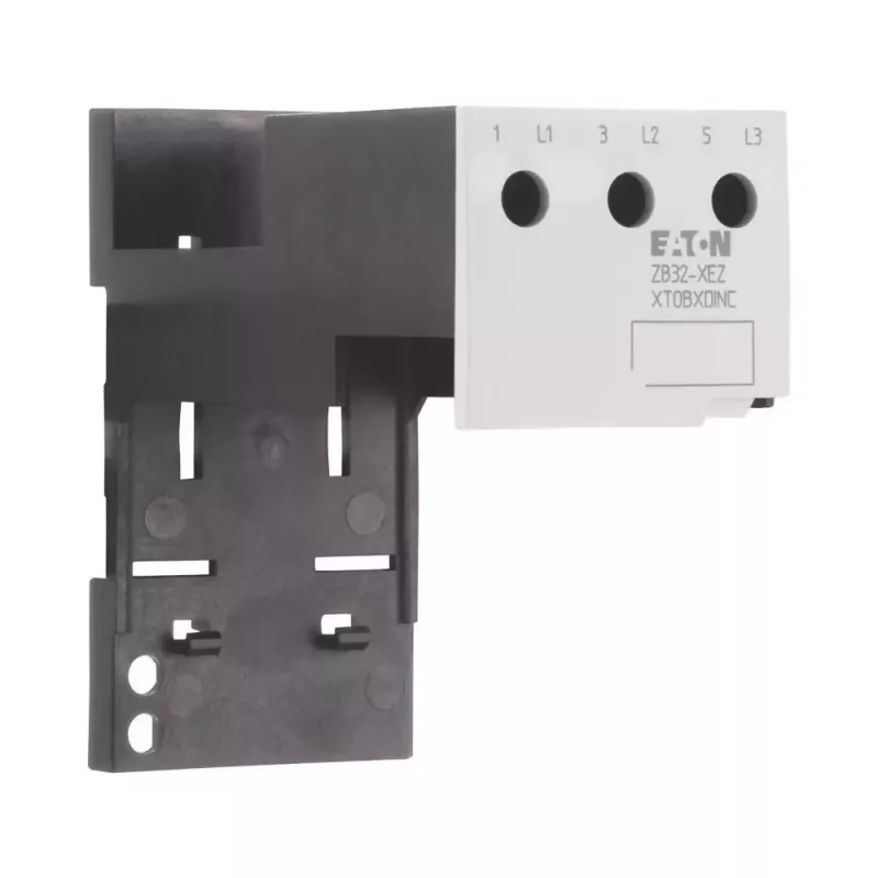 Eaton ZB32-XEZ adaptador de montaje individual para relé térmico de sobrecarga ZB32, carril DIN/montaje atornillado, gris 278473