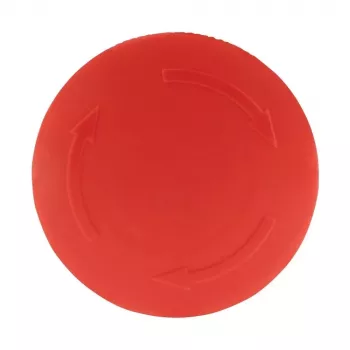 Eaton M22-PVT45P pulsador de parada de emergencia, seta, 45 mm, botón rojo, aro amarillo, desbloqueo por tracción 121462