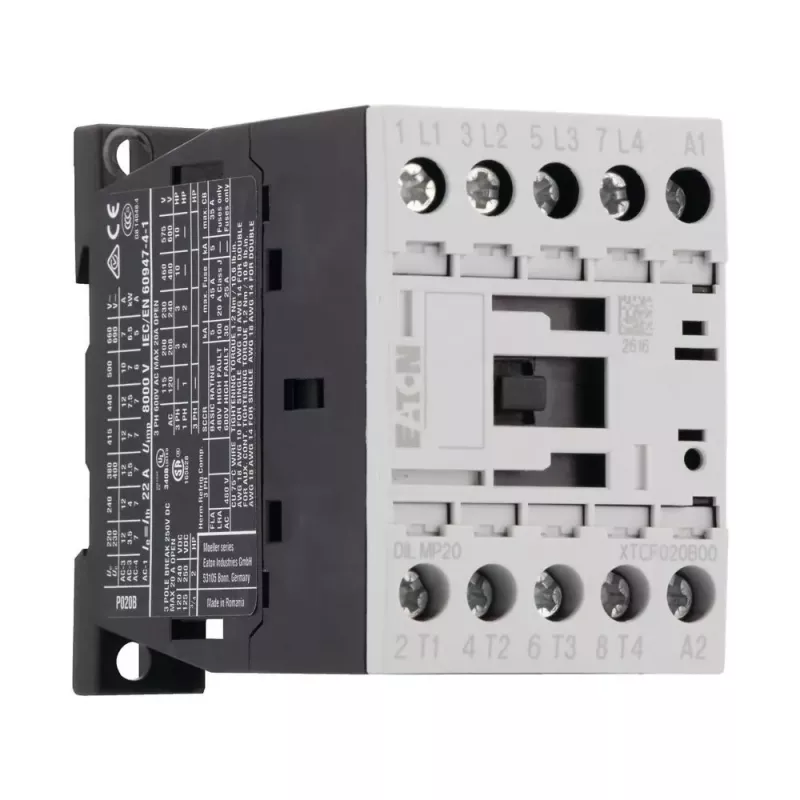 Eaton DILMP20 contactor de 4 polos 20A AC-1 230V 50/60Hz 276978