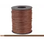 Donau Elektronik 114-88-100 cable gemelo 2 x 0,08 mm² marrón 100 m