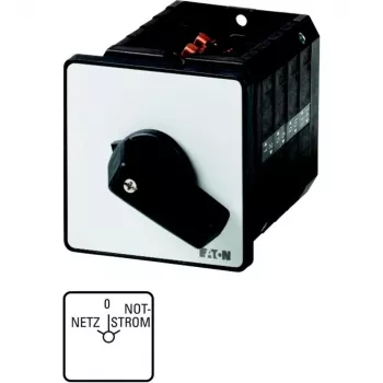 Eaton T5B-4-8902/E interruptor rotativo 4 polos, 32 A, 690 V AC, negro/blanco 207430