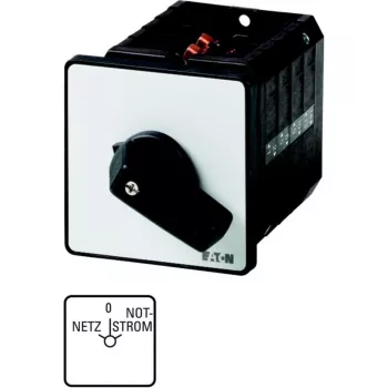 Eaton T5B-4-8902/E interruptor rotativo 4 polos, 32 A, 690 V AC, negro/blanco 207430