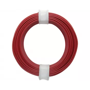 Donau Elektronik 118-0 cable flexible 1 x 0,14 mm² rojo 10 m