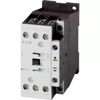 Eaton DILM17-01 contactor, 3 polos, 17 A, bobina 230 V AC, 1 contacto auxiliar NC 277036