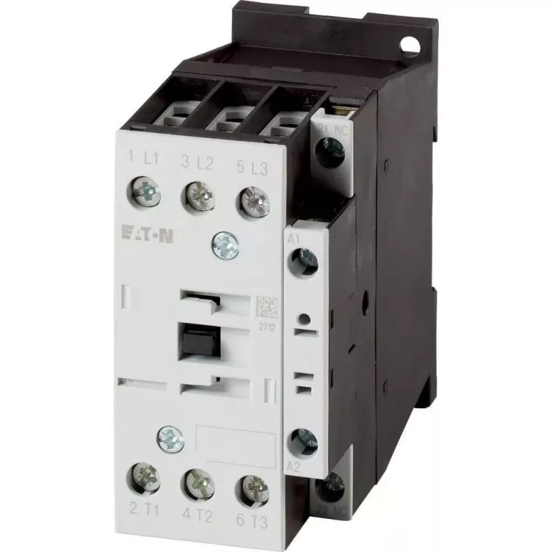 Eaton DILM17-01 contactor, 3 polos, 17 A, bobina 230 V AC, 1 contacto auxiliar NC 277036