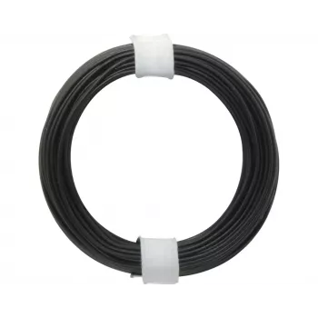 Donau Elektronik 118-1 cable flexible 1 x 0,14 mm² negro 10 m