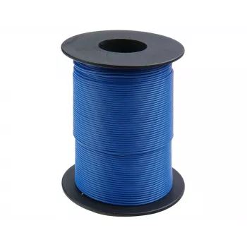 Donau Elektronik 119-12 cable flexible 1 x 0,14 mm² azul 100 m