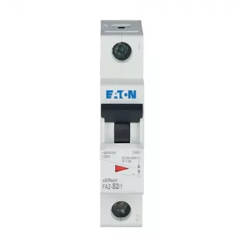 Eaton FAZ-S2/1 interruptor automático magnetotérmico 2 polos 1 A tipo S 10 kA 278607