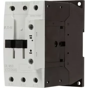 Eaton DILM50 contactor de potencia, 3 polos, 50 A AC-3, bobina 230 V AC, IP00, blanco 277830