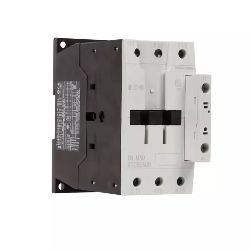 Eaton DILM50 contactor, AC, IP00, 55 x 132,1 mm, blanco