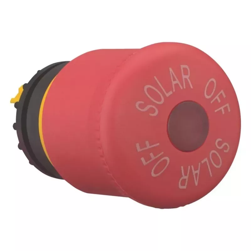 Eaton M22-SOL-PVLPL11-2 interruptor PV para bomberos, 1NO 1NC, rojo