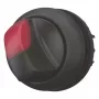 Eaton M22S-WLKV-R accionamiento de selector, 2 posiciones con enclavamiento, botón giratorio negro, anillo frontal de plástico 284399