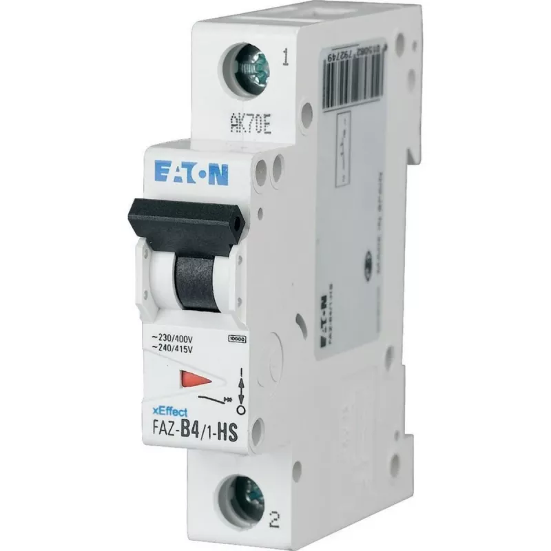 Eaton FAZ-B4/1-HS interruptor automático magnetotérmico tipo B 4A 1 polo 10kA 279274