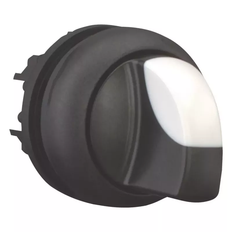 Eaton M22S-WRK4 accionamiento de selector, negro, 3 posiciones, enclavamiento, aro frontal de plástico 279432