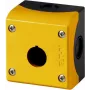 Eaton M22-IY1 carcasa vacía, 1 posición de montaje, fijación a la base, 80 x 72 x 56 mm, amarillo