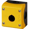 Eaton M22-IY1 carcasa vacía, 1 posición de montaje, fijación a la base, 80 x 72 x 56 mm, amarillo