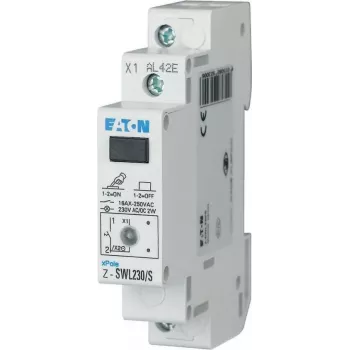 Eaton Z-SWL230/S accionamiento de pulsador de parada de emergencia, seta, desbloqueo por tracción, rojo/amarillo, montaje de 22,5 mm 292300