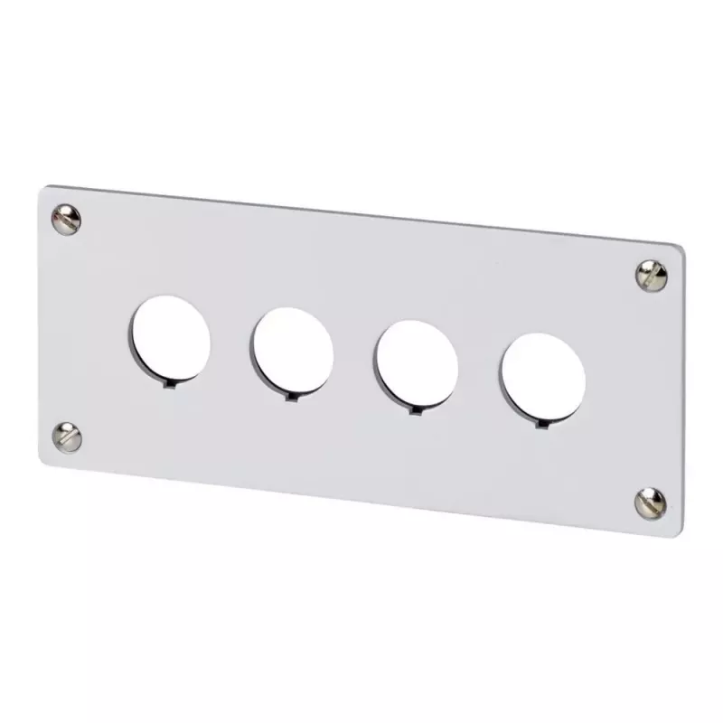 Eaton M22-E4 placa de montaje para 4 dispositivos de control, antracita 216545