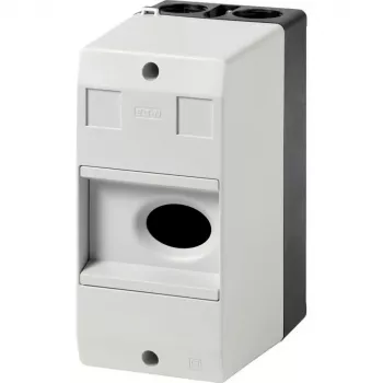 Eaton CI-PKZ01 carcasa de superficie con interruptor integrado, 158 x 80 x 116,5 mm, gris 281403