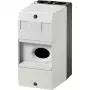 Eaton CI-PKZ01 carcasa de superficie con interruptor integrado, 158 x 80 x 116,5 mm, gris 281403