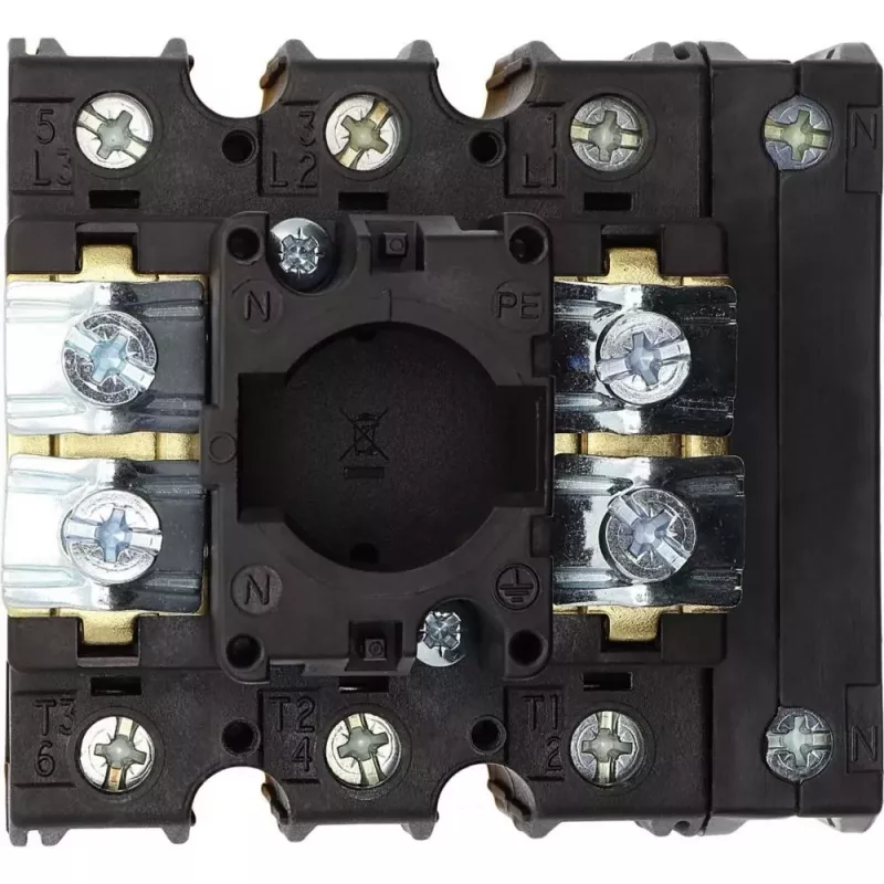 Eaton P3-63/EA/SVB/N interruptor principal 3 polos 63A rojo/amarillo 010398