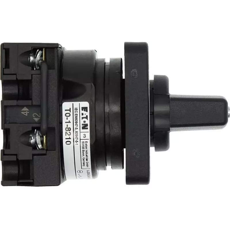 Eaton T0-1-8210/E interruptor basculante 1 polo negro metálico 012742