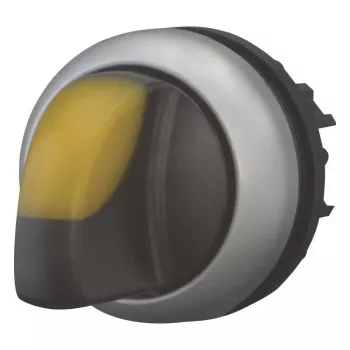 Eaton M22-WLK3-Y accionamiento de selector rotativo iluminado, 3 posiciones, amarillo