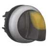 Eaton M22-WLK3-Y accionamiento de selector rotativo iluminado, 3 posiciones, amarillo
