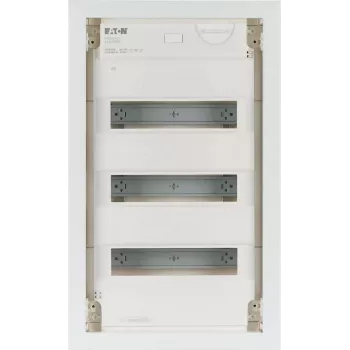 Eaton KLV-36UPP-F armario de distribución empotrable, 36 módulos, 3 filas, puerta tintada transparente, blanco 178802