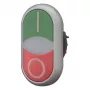 Eaton M22-DDLM-GR-X1 pulsador doble con piloto luminoso, verde/rojo 284830