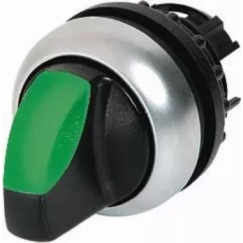 Eaton M22-WRLK3-G accionamiento de selector, 3 posiciones, con enclavamiento, negro, embellecedor titanio 216847