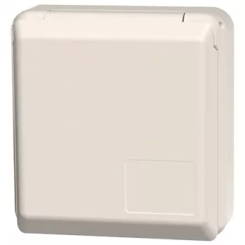 MENNEKES 4971 toma de corriente Schuko de superficie 16A 2P+E 230V IP44 gris