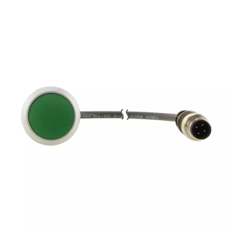 Eaton C22-D-G-K10-P3 pulsador, enrasado, momentáneo, verde, 1NO 181632