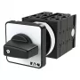 Eaton T0-5-15139/E interruptor de levas 2 polos, ON-OFF, 20A, 690V AC, montaje en panel frontal, negro/blanco 014135