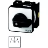 Eaton T0-5-15139/E interruptor de levas 2 polos, ON-OFF, 20A, 690V AC, montaje en panel frontal, negro/blanco 014135