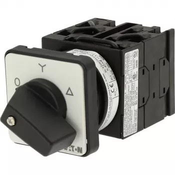 Eaton T0-4-8410/E interruptor de levas 3 polos 20A 690V 4 posiciones negro 024604