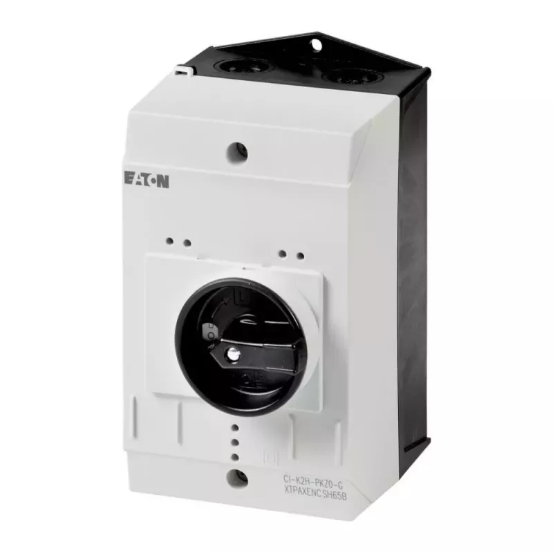 Eaton CI-K2-PKZ0-G caja vacía con interruptor rotativo, 160 x 100 x 130 mm, gris/negro 219654