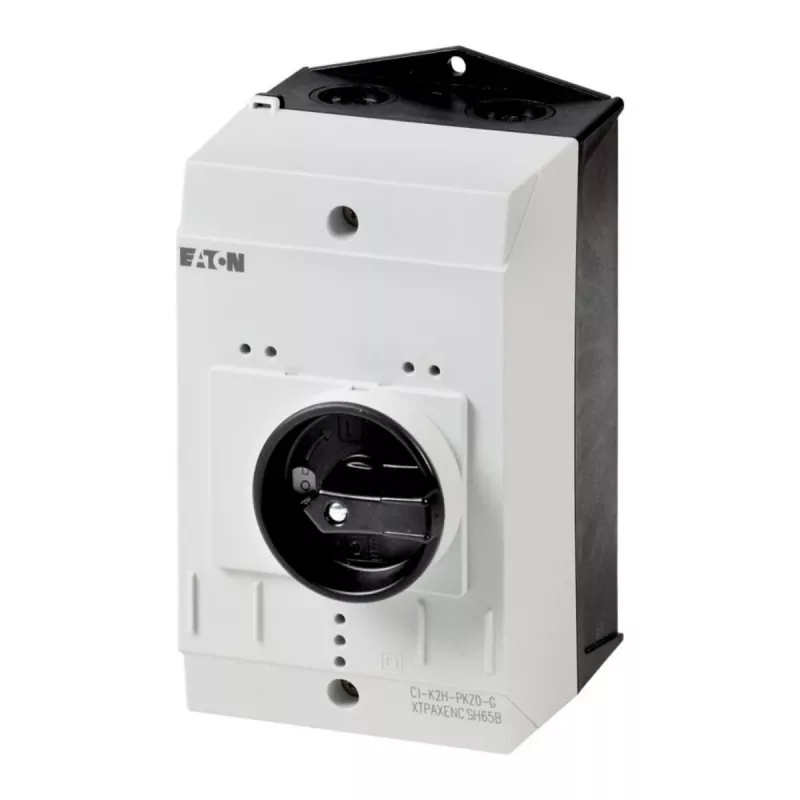 Eaton CI-K2-PKZ0-G caja vacía con interruptor rotativo, 160 x 100 x 130 mm, gris/negro 219654