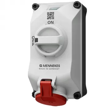 Mennekes DUOi 16A 5 polos 6h 400V IP44 toma CEE de montaje en pared 5611506G